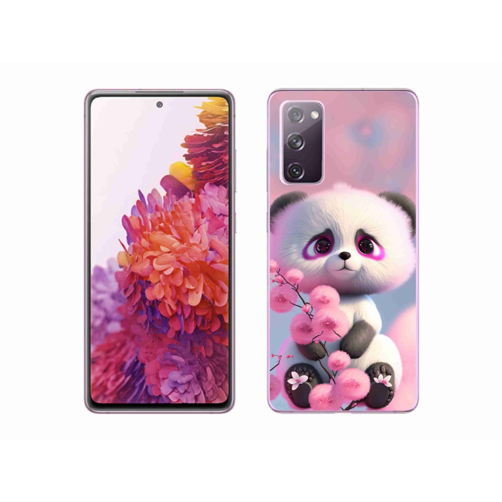 Gélový kryt mmCase na Samsung Galaxy S20 FE - roztomilá panda 1