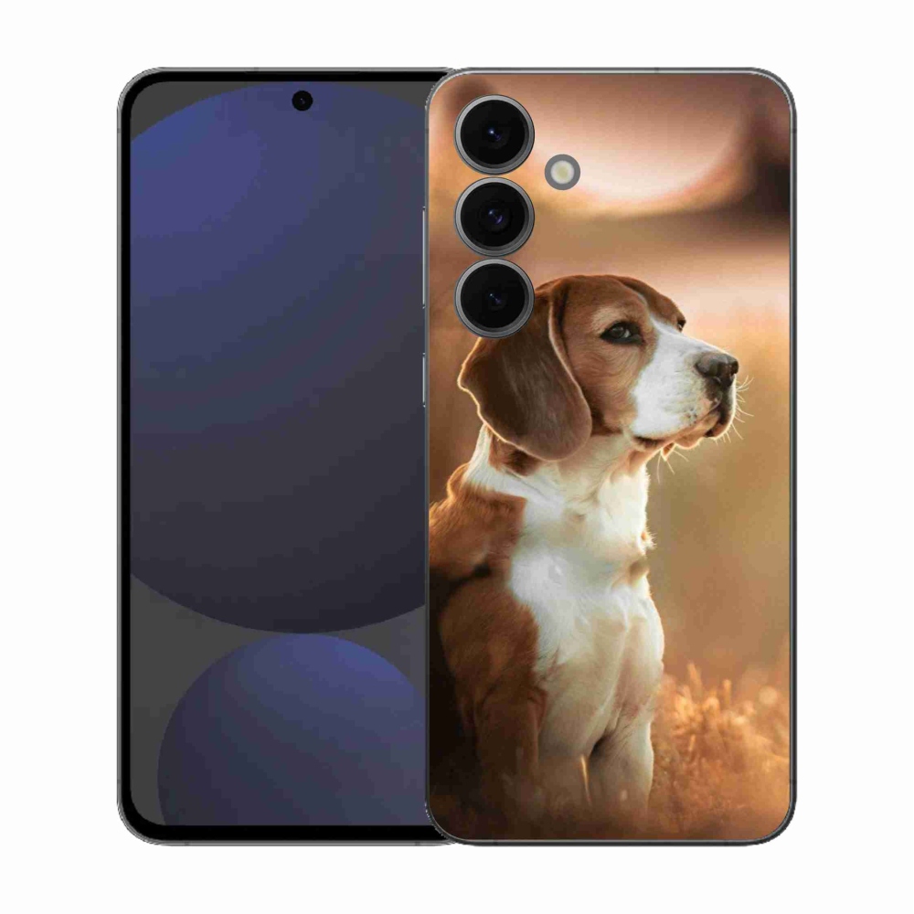 Gélový kryt mmCase na Samsung Galaxy S25 FE - bígl