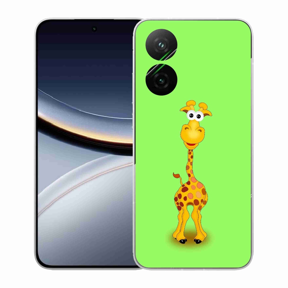 Gélový kryt mmCase na Xiaomi Poco F7 5G - kreslená žirafa