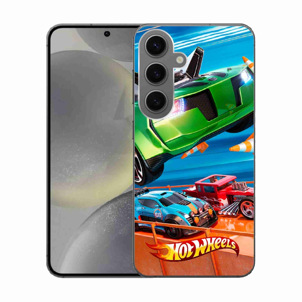 Gélový kryt mmCase na Samsung Galaxy S24 - hot wheels 1