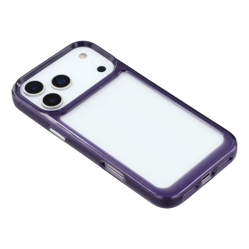 Gélový obal s pevným chrbtom na iPhone 17 Pro Max - fialový