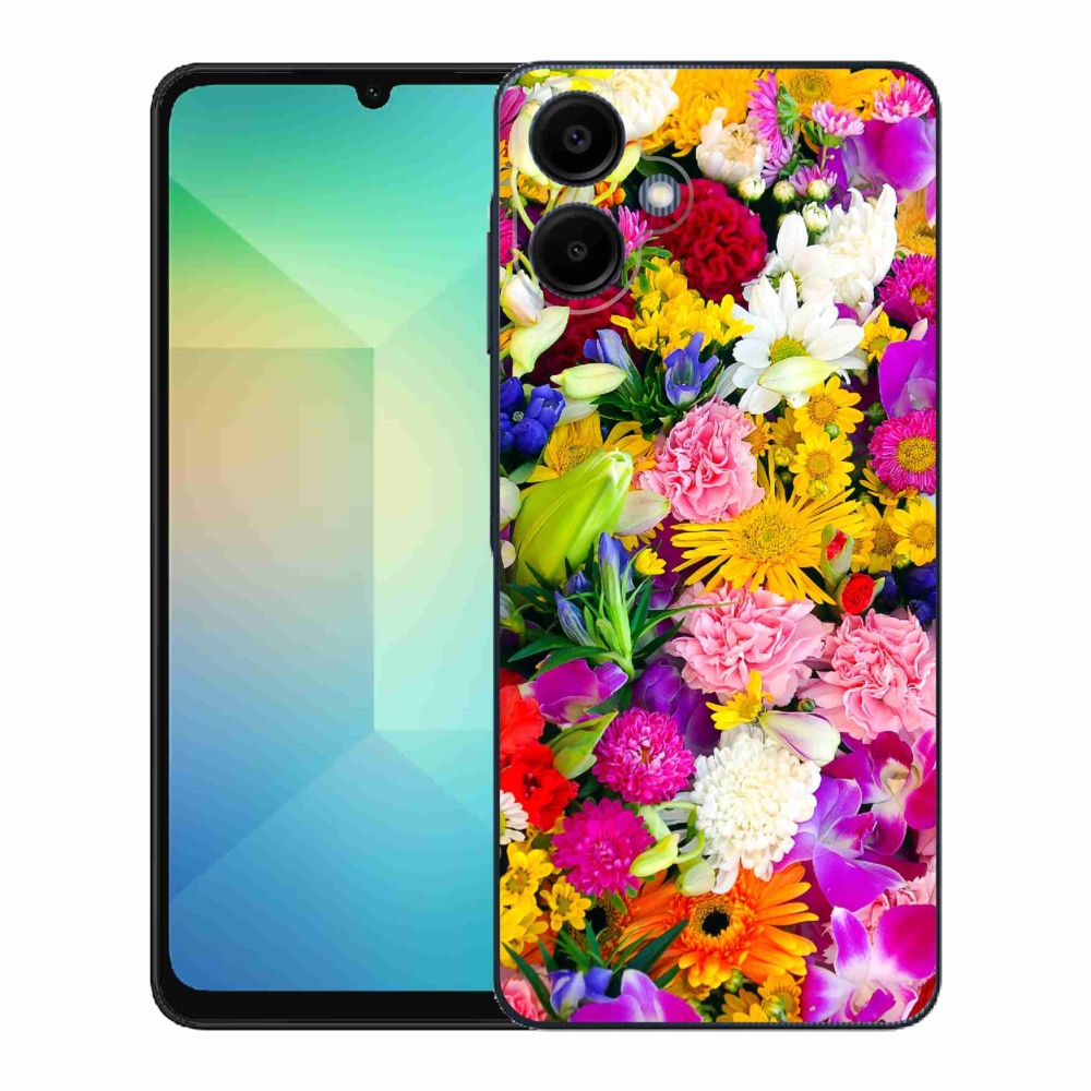 Gélový kryt mmCase na Samsung Galaxy A06 4G - kvety 12