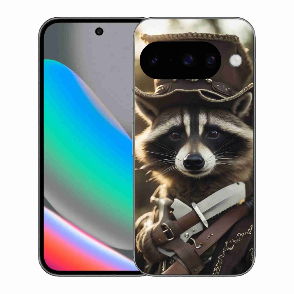 Gélový kryt mmCase na Google Pixel 10 - mýval v uniforme