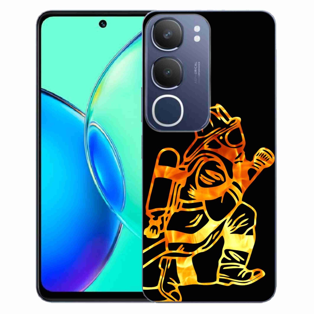 Gélový kryt mmCase na Vivo Y19s - hasič 1