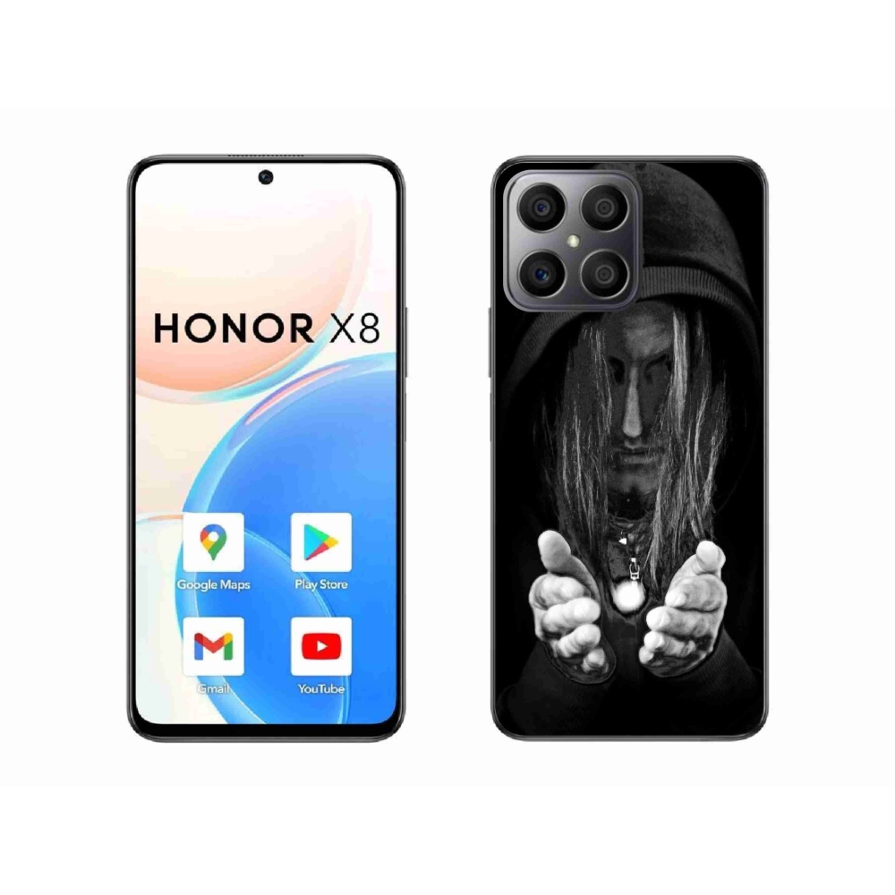 Gélový kryt mmCase na Honor X8 - tajomná osoba