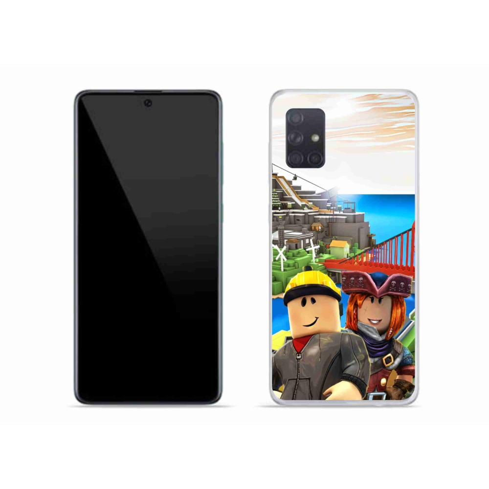 Gélový kryt mmCase na Samsung Galaxy A71 - roblox 1