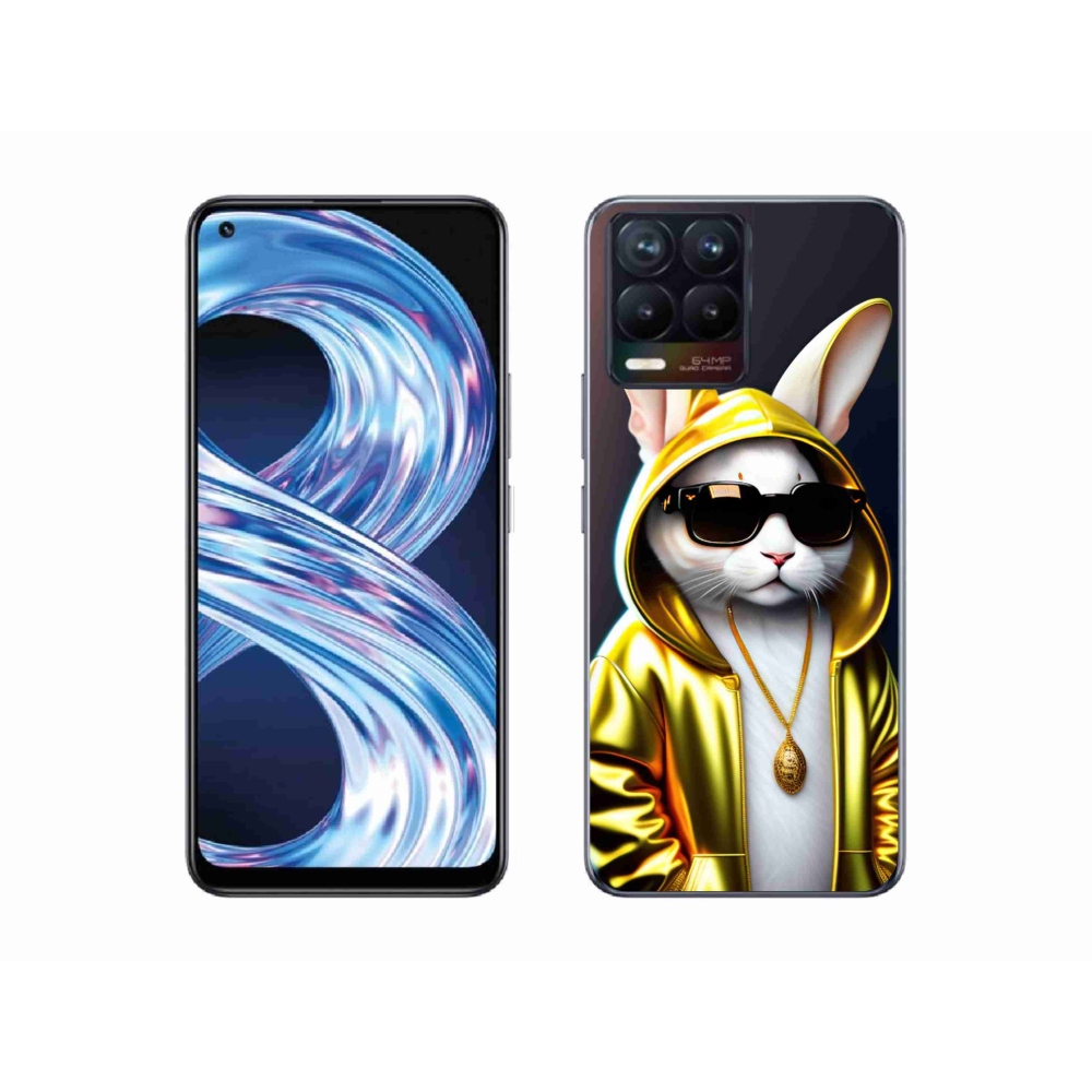 Gélový kryt mmCase na Realme 8 Pro - mačka boss