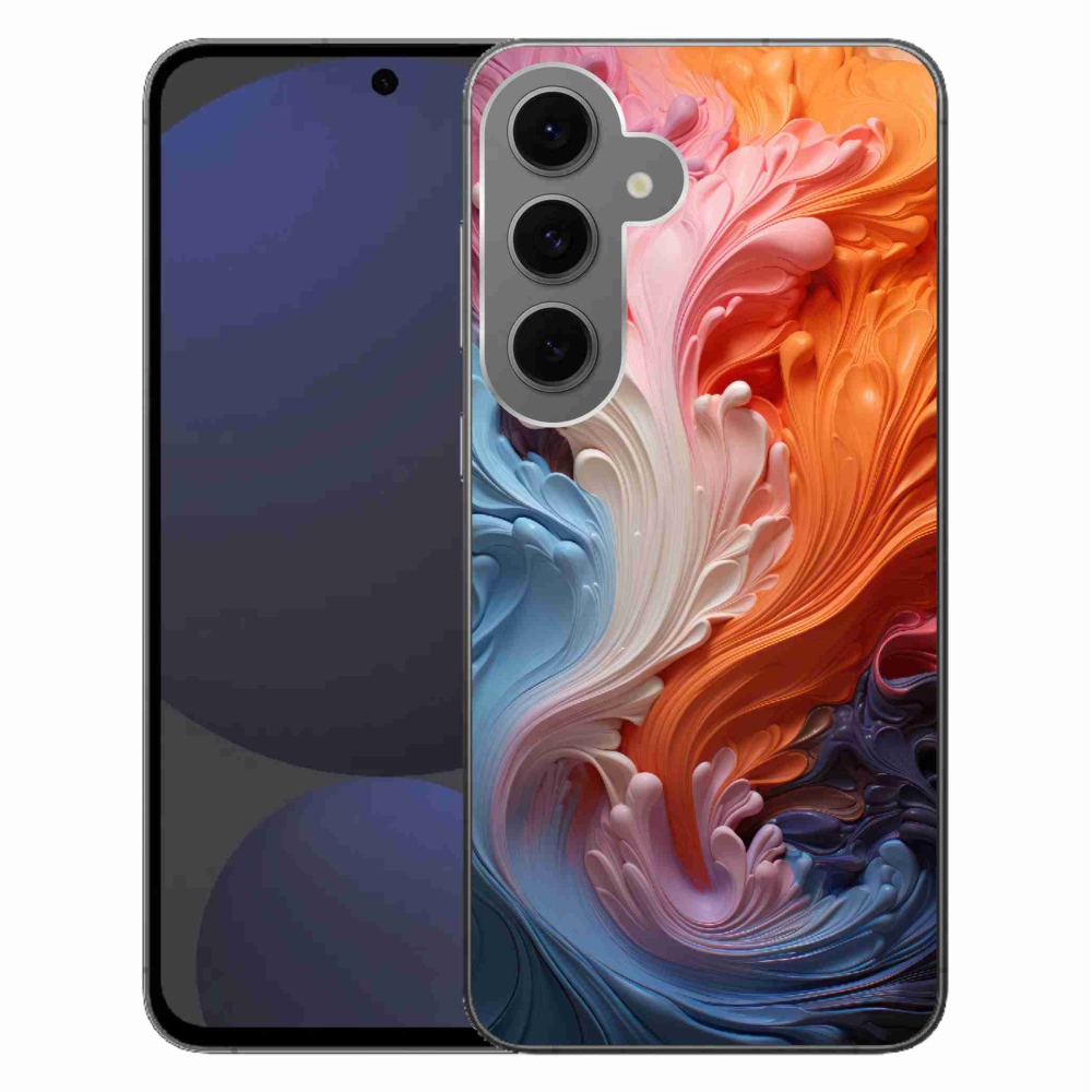 Gélový kryt mmCase na Samsung Galaxy S24 FE - abstraktný motív 8
