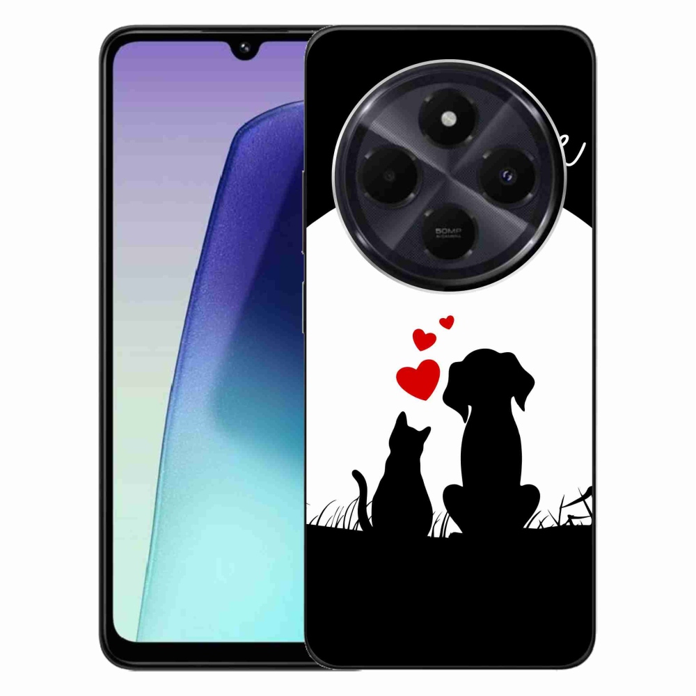 Gélový obal mmCase na Xiaomi Redmi 14C/Poco C75 - zvieracia láska