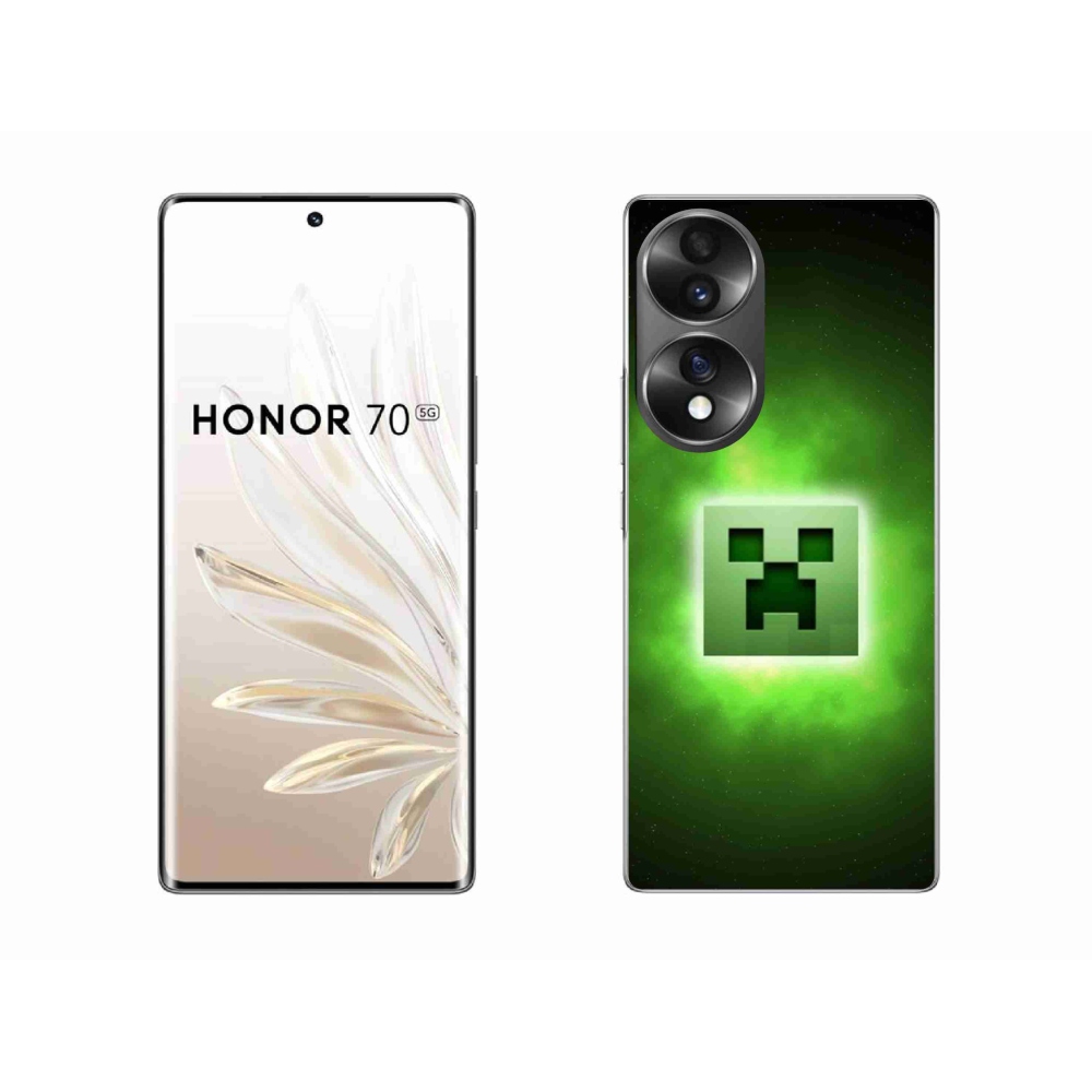 Gélový kryt mmCase na Honor 70 - minecraft