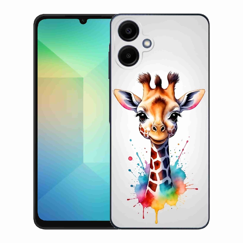 Gélový kryt mmCase na Samsung Galaxy A06 4G - žirafa 1
