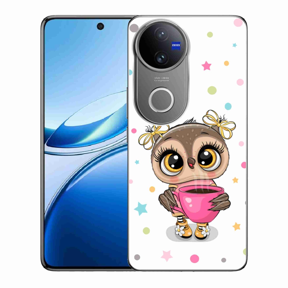 Gélový kryt mmCase na Vivo V50 5G - kreslená sovička