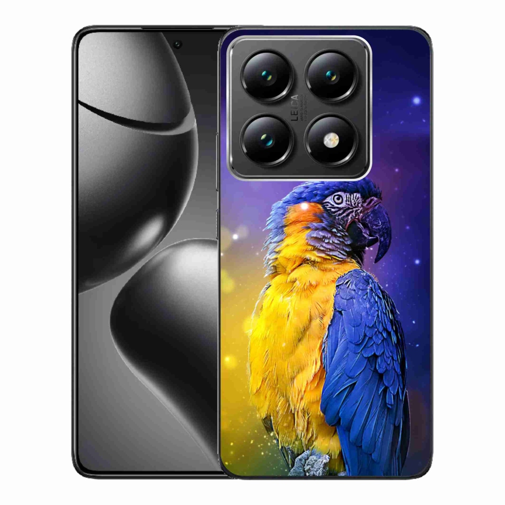 Gélový kryt mmCase na Xiaomi 14T Pro - papagáj ara 1