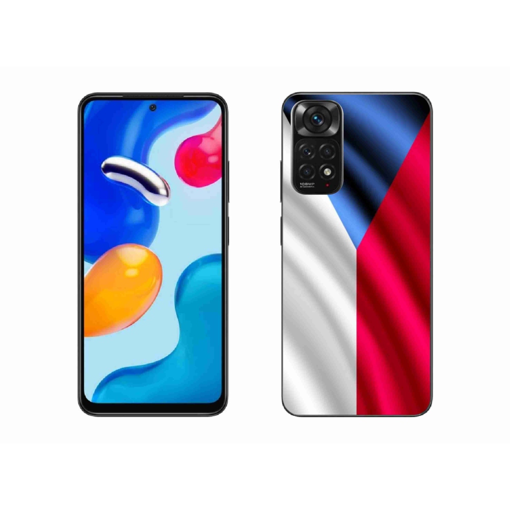 Gélový kryt mmCase na mobil Xiaomi Redmi Note 11 4G - česká vlajka