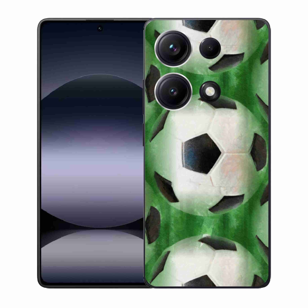 Gélový kryt mmCase na Xiaomi Redmi Note 14S - futbalová lopta