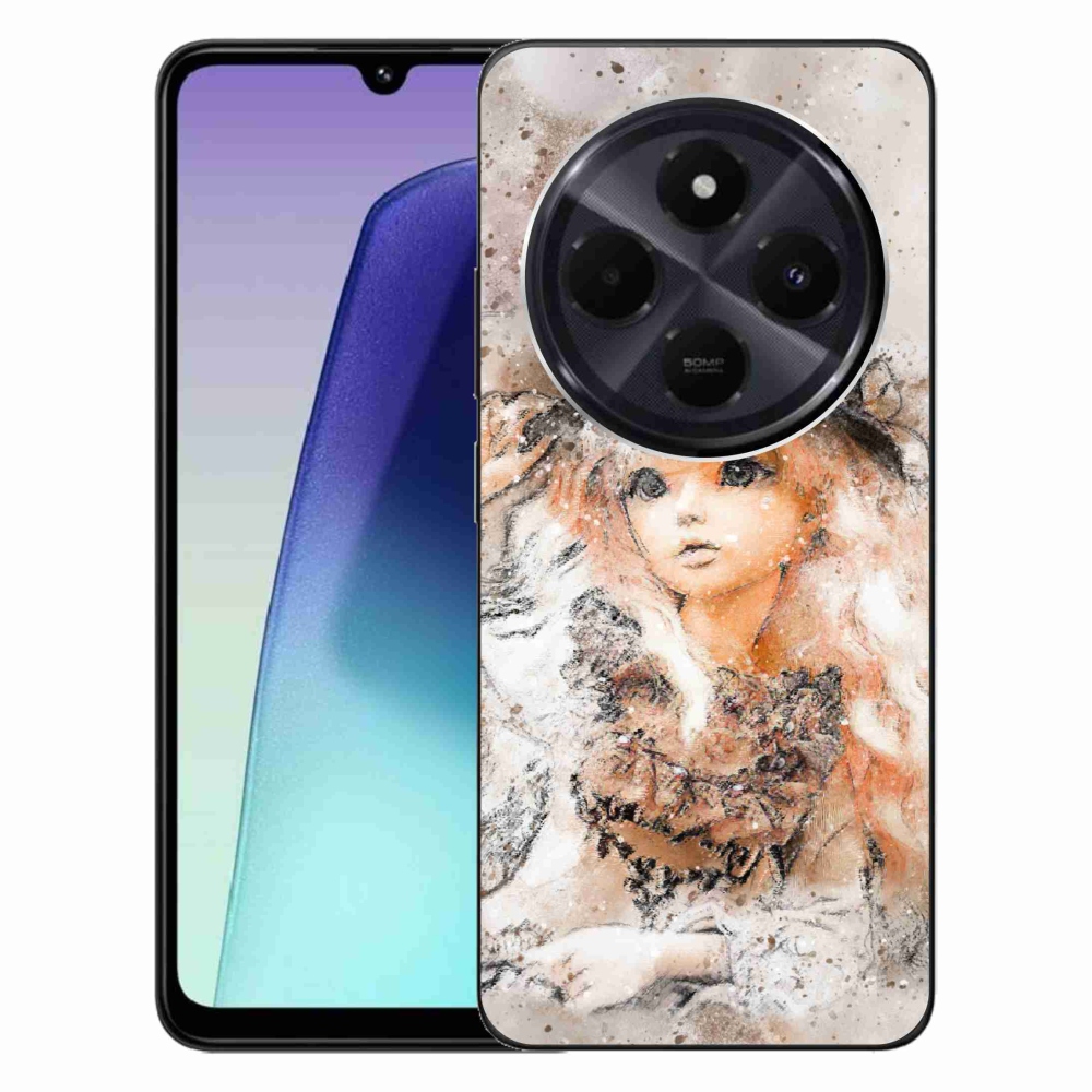 Gélový kryt mmCase na Xiaomi Redmi 14C/Poco C75 - dievčatko s klobúkom