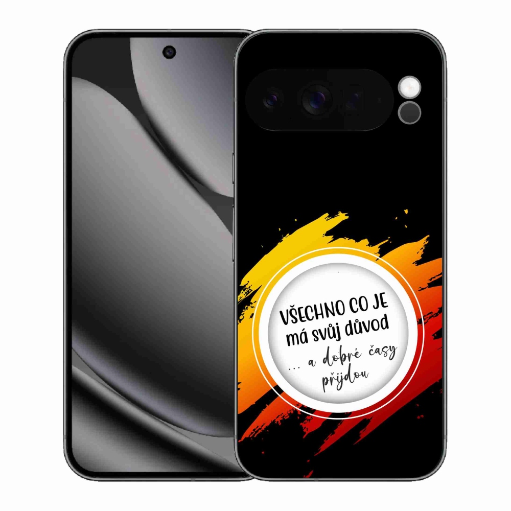 Gélový kryt mmCase na Google Pixel 10 Pro XL - citát 3 čierne pozadie