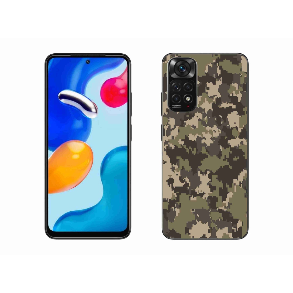 Gélový kryt mmCase na Xiaomi Redmi Note 11 4G - maskáčový vzor 12