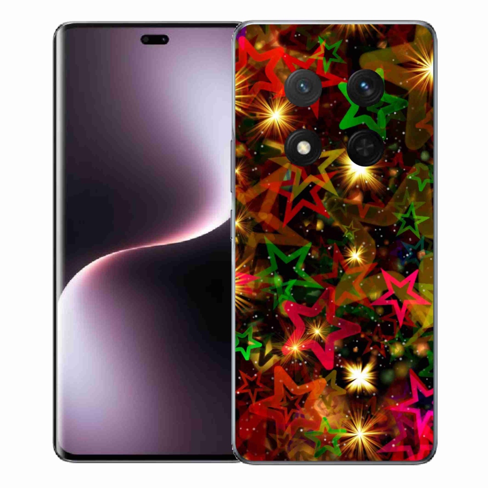 Gélový kryt mmCase na Honor Magic 7 Lite 5G - farebné hviezdičky