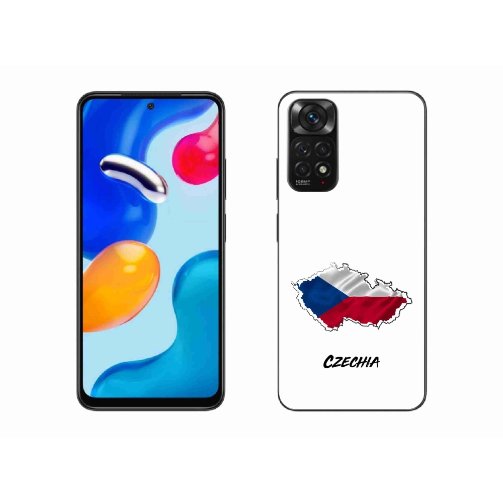 Gélový kryt mmCase na Xiaomi Redmi Note 11 4G - Czechia biele pozadie