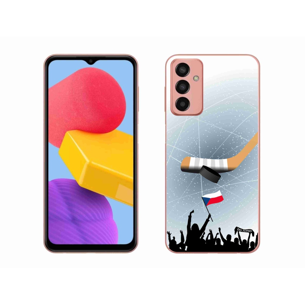 Gélový kryt mmCase na Samsung Galaxy M13 - fanúšikovia hokeja