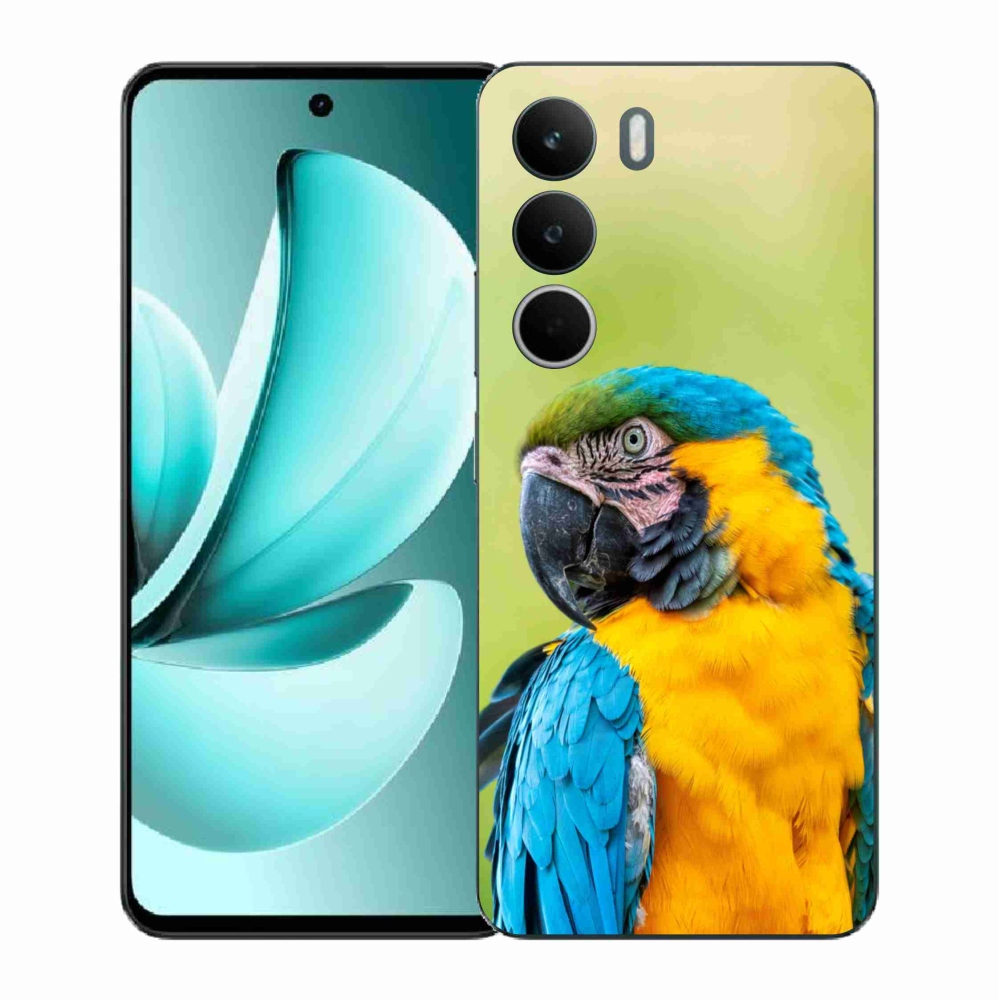 Gélový kryt mmCase na Realme C71 - papagáj ara 2