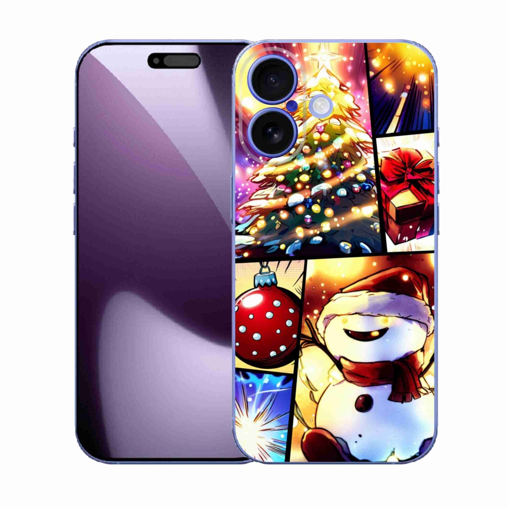 Gélový kryt mmCase na iPhone 17 - vianočné motívy 1