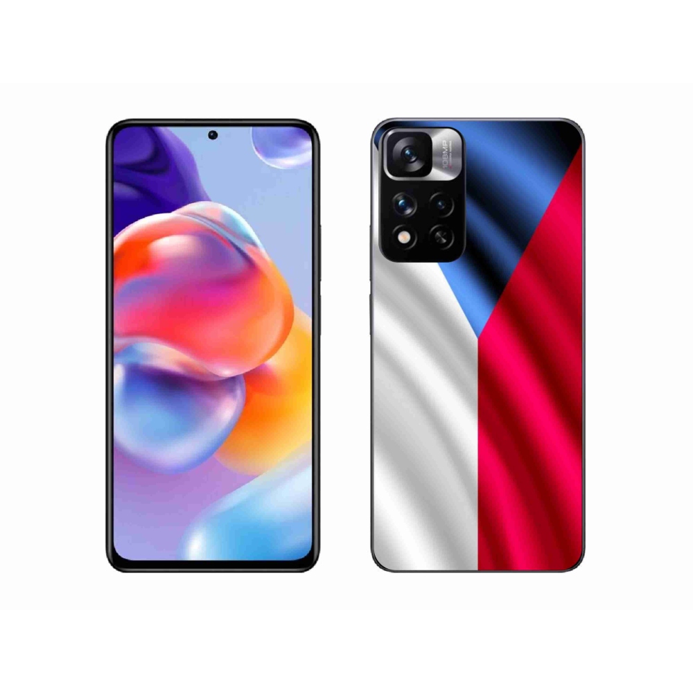 Gélový kryt mmCase na mobil Xiaomi Redmi Note 11 Pro+ 5G - česká vlajka