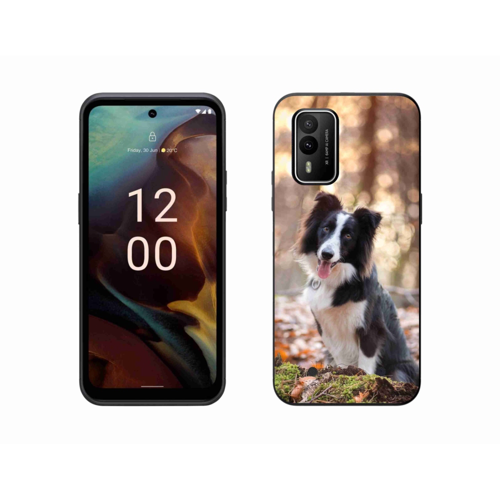 Gélový obal mmCase na Nokia XR21 - border kólia 1