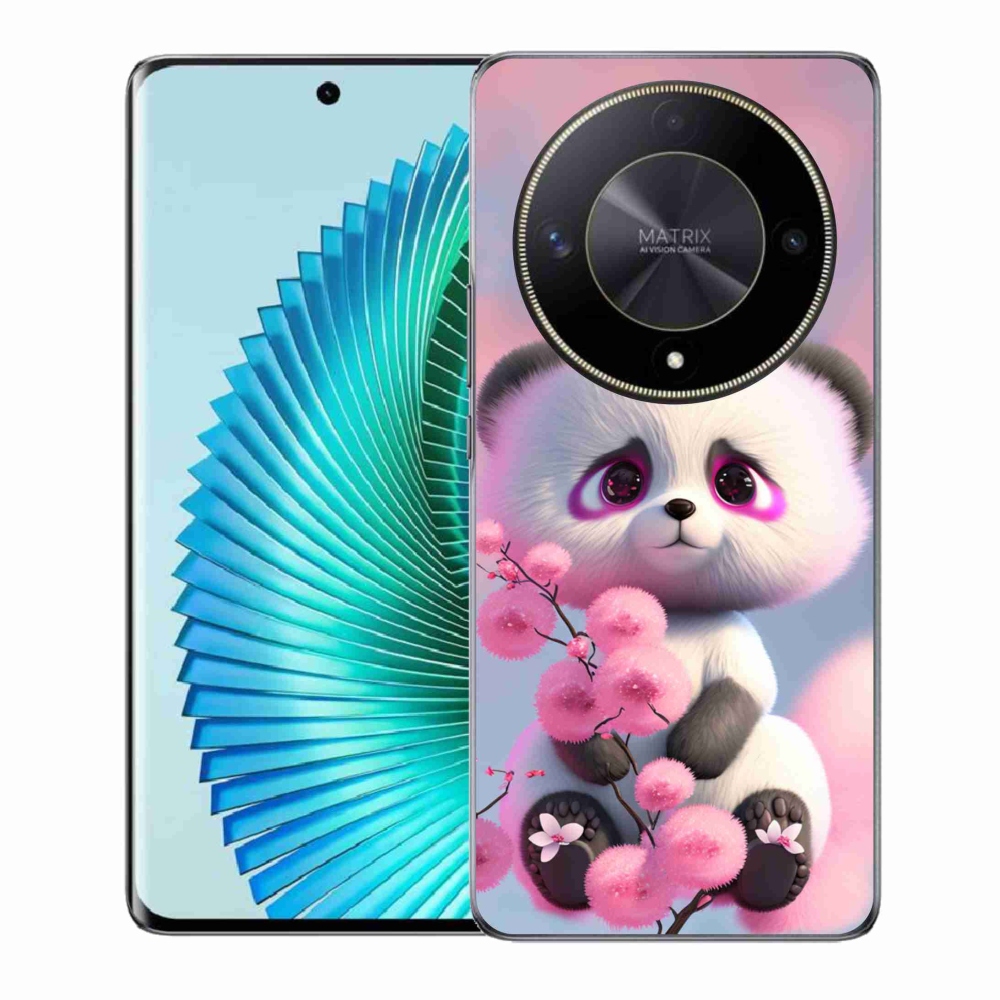 Gélový kryt mmCase na Honor Magic 6 Lite 5G - roztomilá panda 1