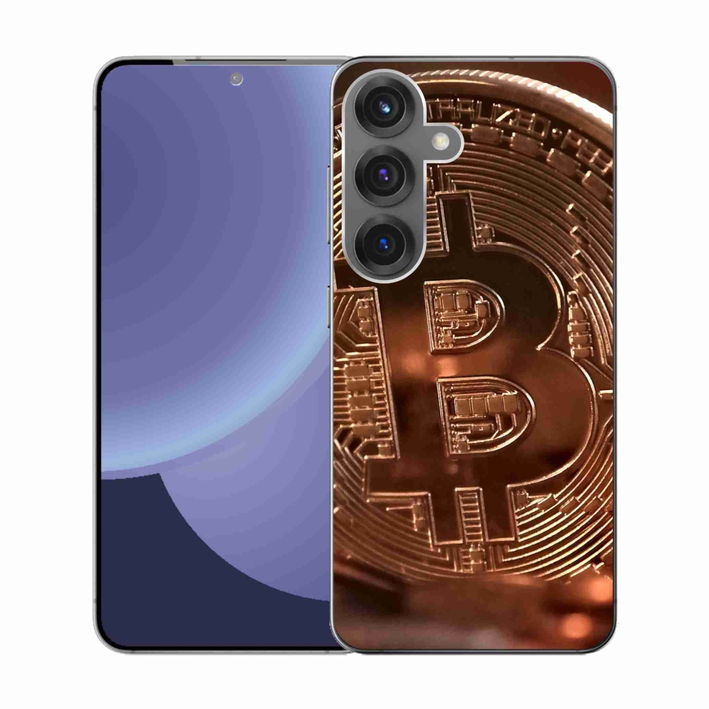 Gélový kryt mmCase na Samsung Galaxy S25 - bitcoin
