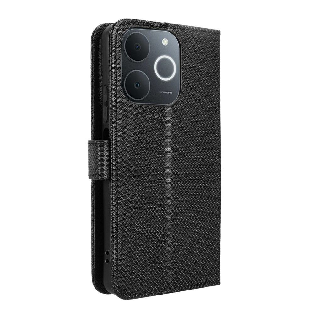 Diamond knižkové puzdro na Realme Note 70T - čierne