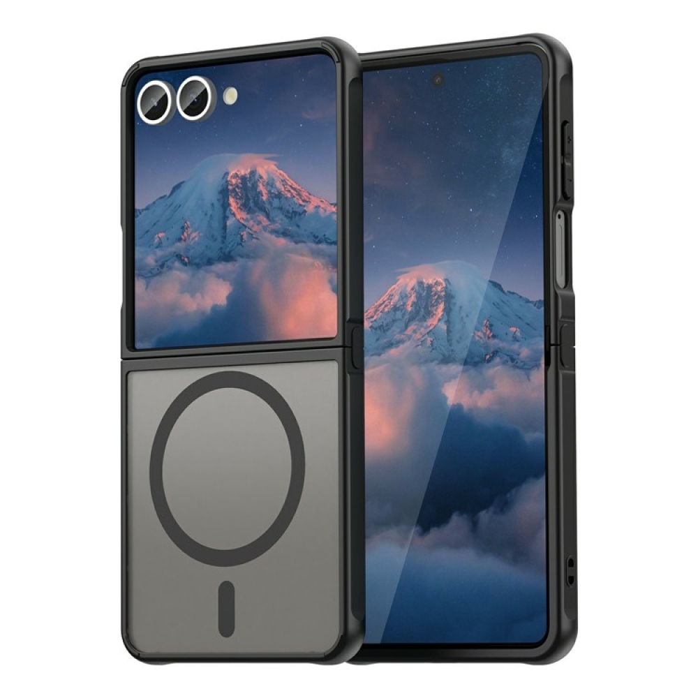 Case matný gélový obal s MagSafe na Samsung Galaxy Z Flip7 5G - čierny
