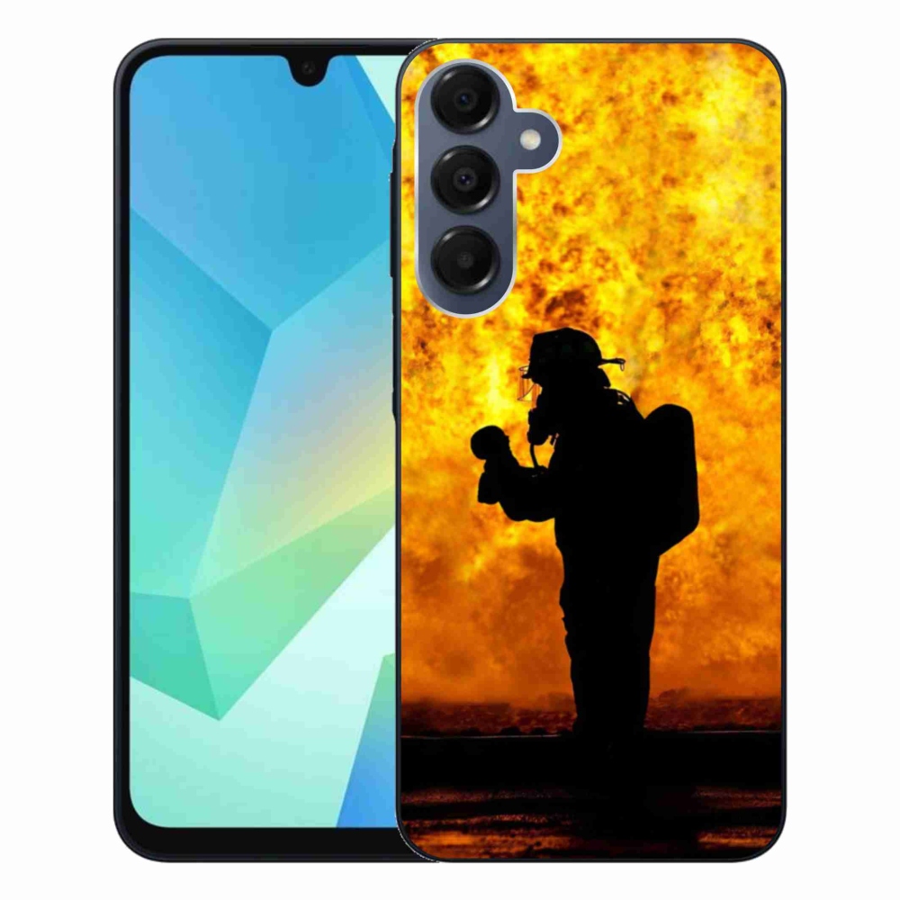 Gélový kryt mmCase na Samsung Galaxy A16 4G/5G - hasič