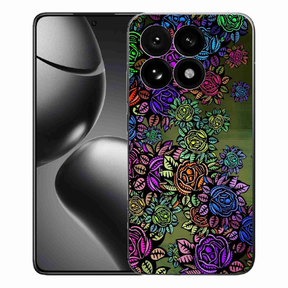 Gélový kryt mmCase na Xiaomi 15T - kvety 6