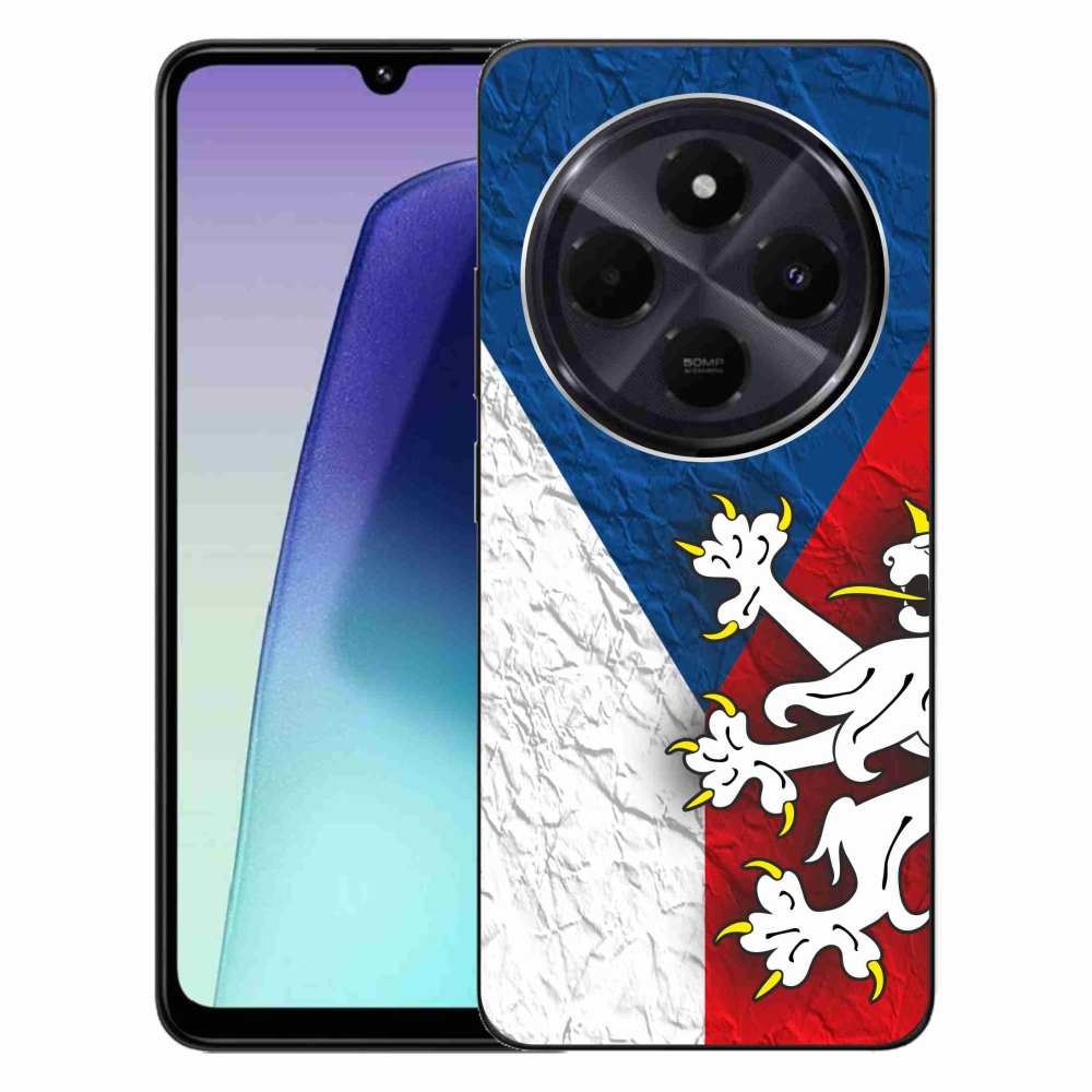 Gélový kryt mmCase na Xiaomi Redmi 14C/Poco C75 - česká vlajka 1