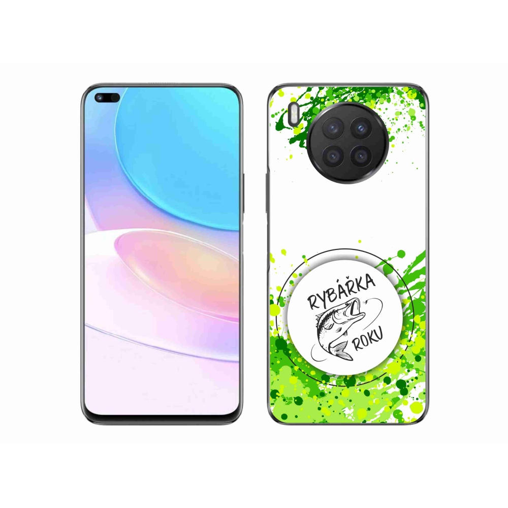 Gélový kryt mmCase na Honor 50 Lite - rybárka roku biele pozadie