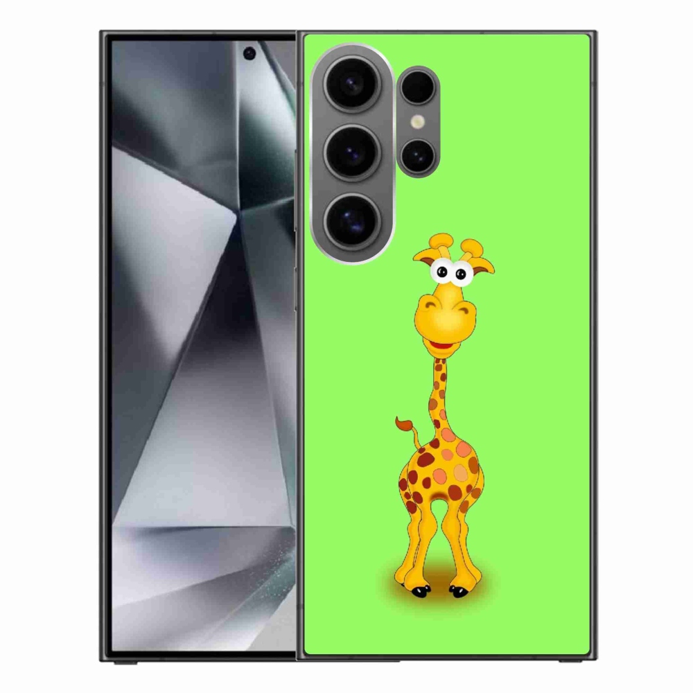 Gélový kryt mmCase na Samsung Galaxy S24 Ultra - kreslená žirafa