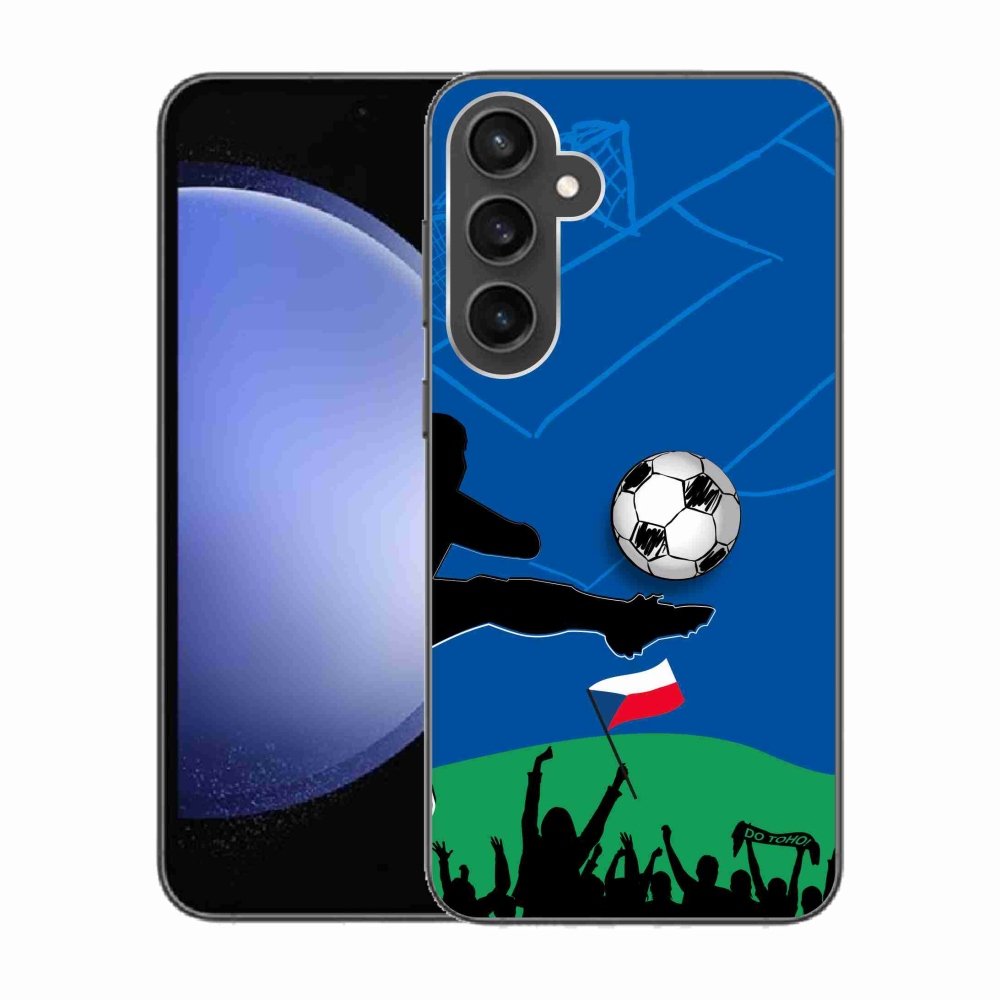 Gélový kryt mmCase na Samsung Galaxy S23 FE - fanúšikovia futbalu