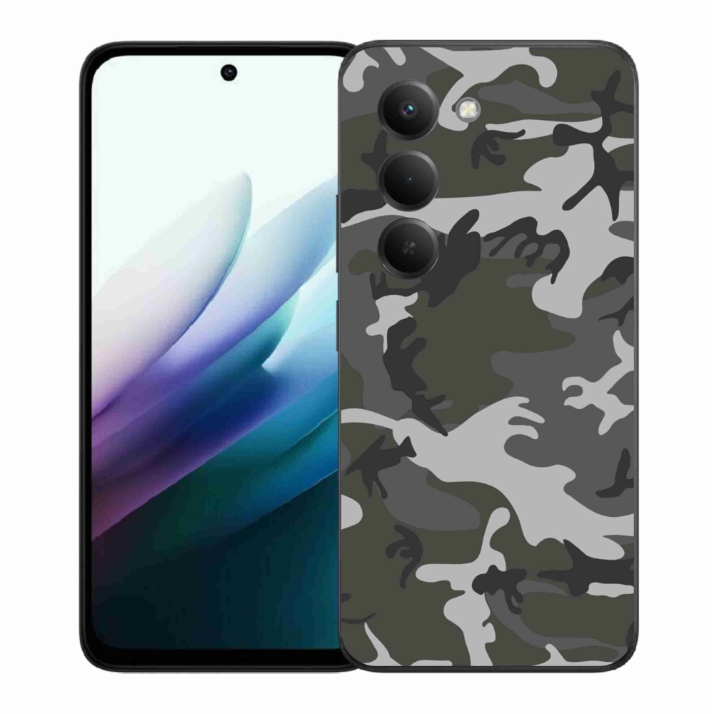 Gélový kryt mmCase na Xiaomi Redmi 15 4G/5G (171mm) - maskáčový vzor