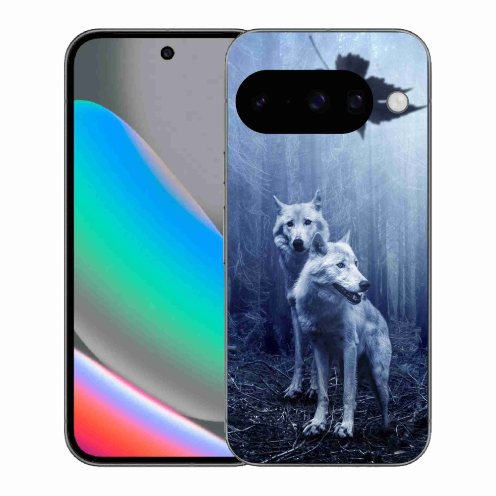 Gélový kryt mmCase na Google Pixel 10 - vlci v lese