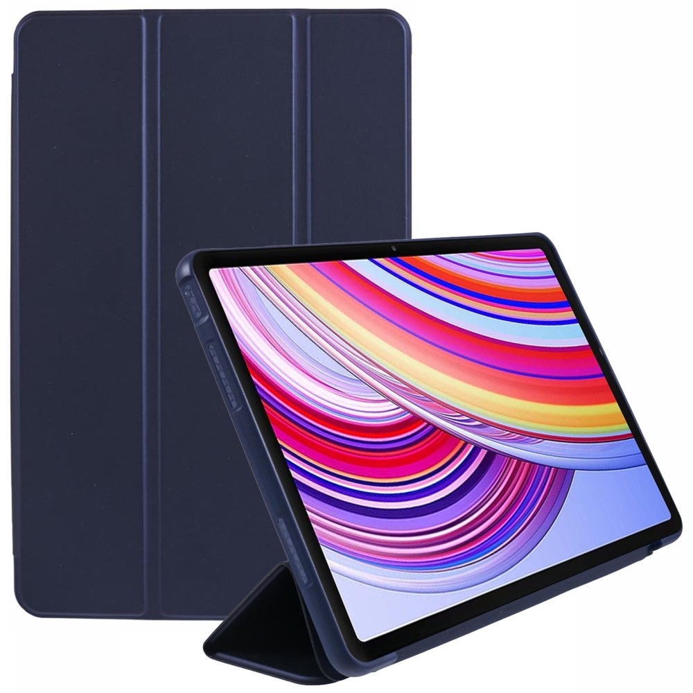 Fold chytré zatváracie púzdro na tablet Xiaomi Redmi Pad Pro 4G/5G - tmavomodré