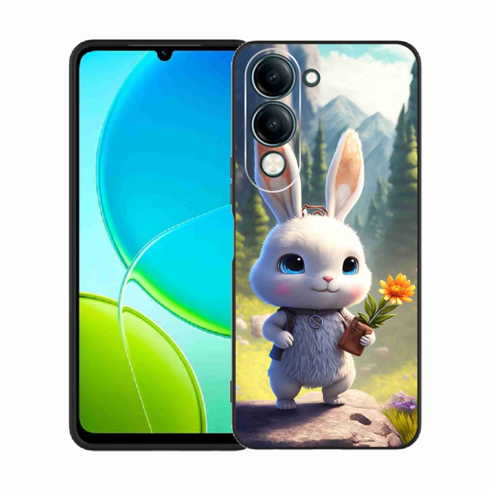 Gélový kryt mmCase na Vivo Y29s 5G - roztomilý zajačik