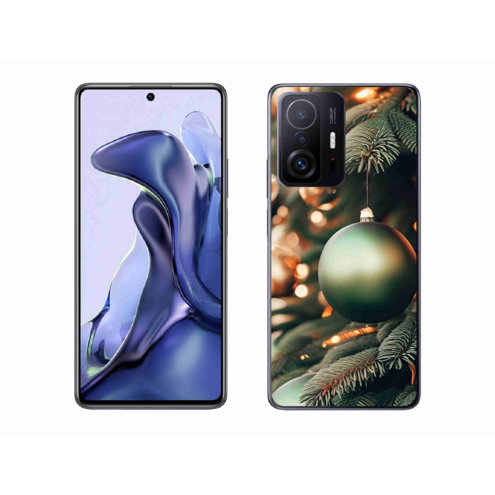 Gélový kryt mmCase na Xiaomi 11T - vianočné ozdoby 1