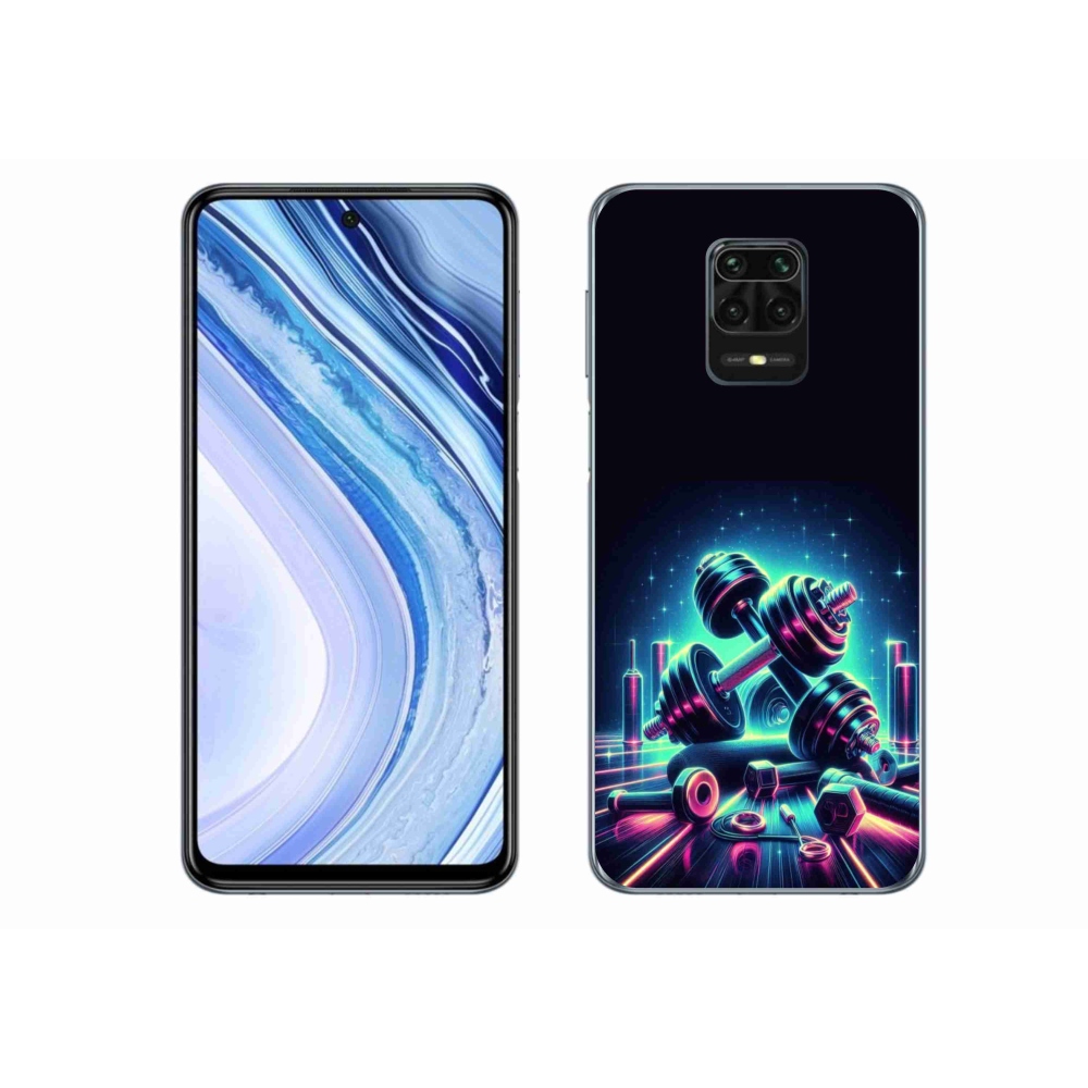 Gélový kryt mmCase na Xiaomi Redmi Note 9S - činky