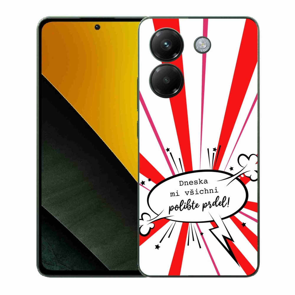 Gélový kryt mmCase na Xiaomi Poco M7 Pro 5G - vtipný text 15 biele pozadie