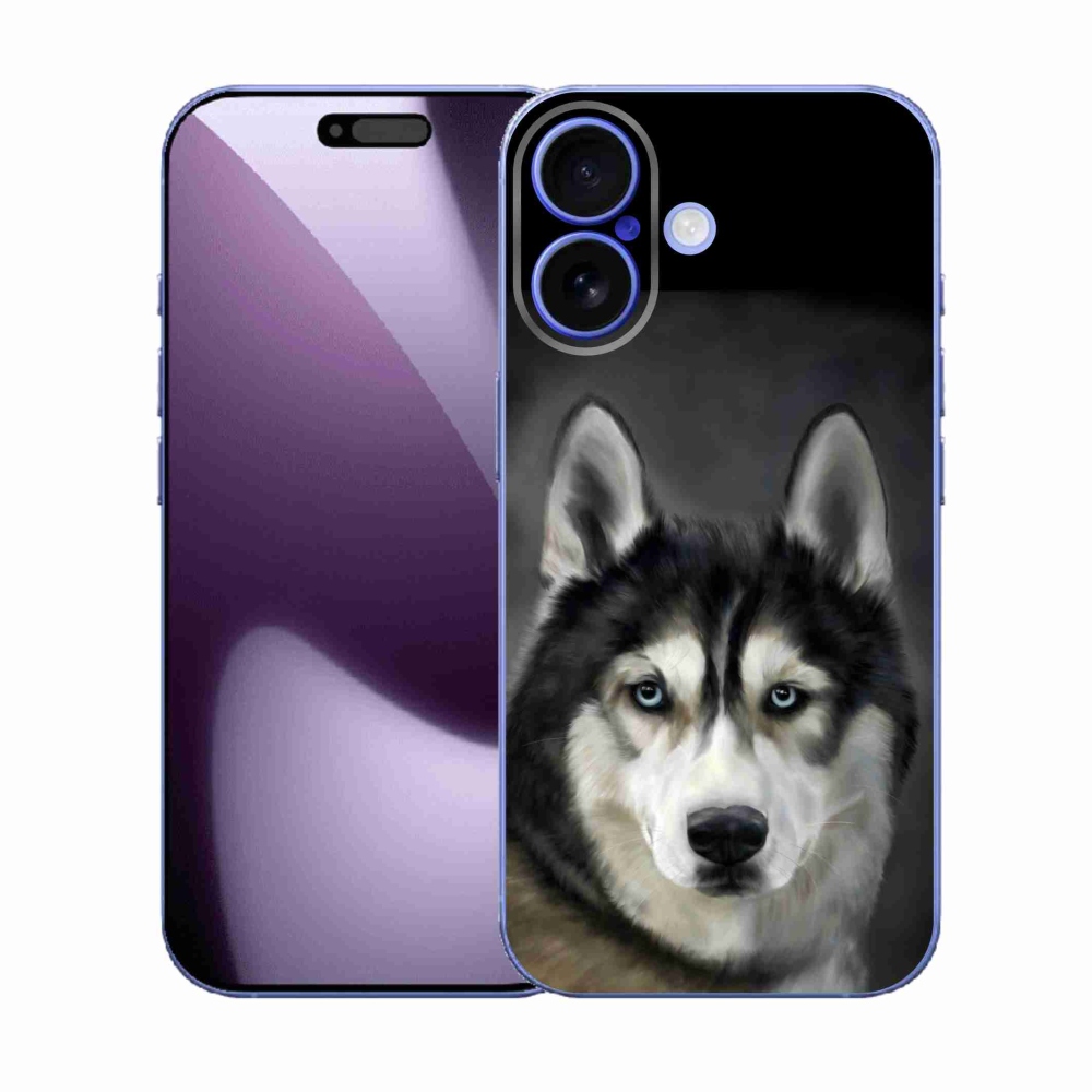 Gélový kryt mmCase na iPhone 17 - husky