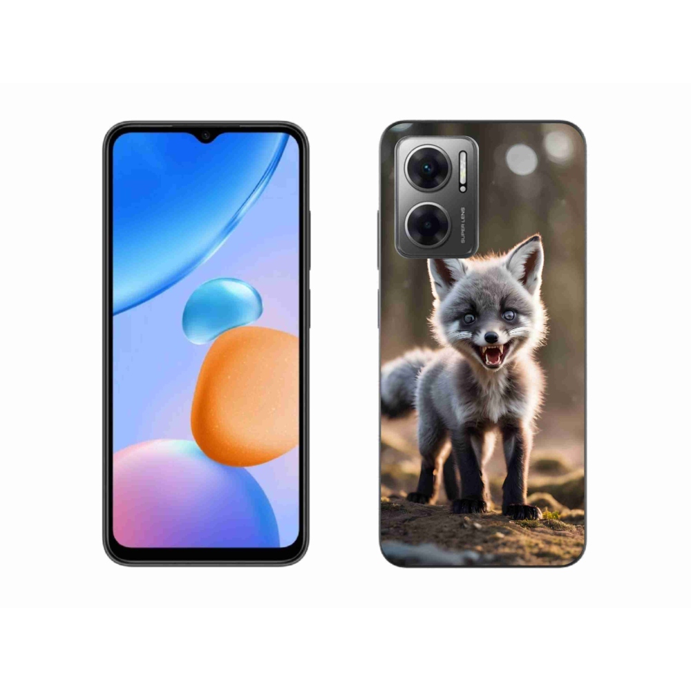 Gélový kryt mmCase na Xiaomi Redmi 10 5G - rozzúrená líška
