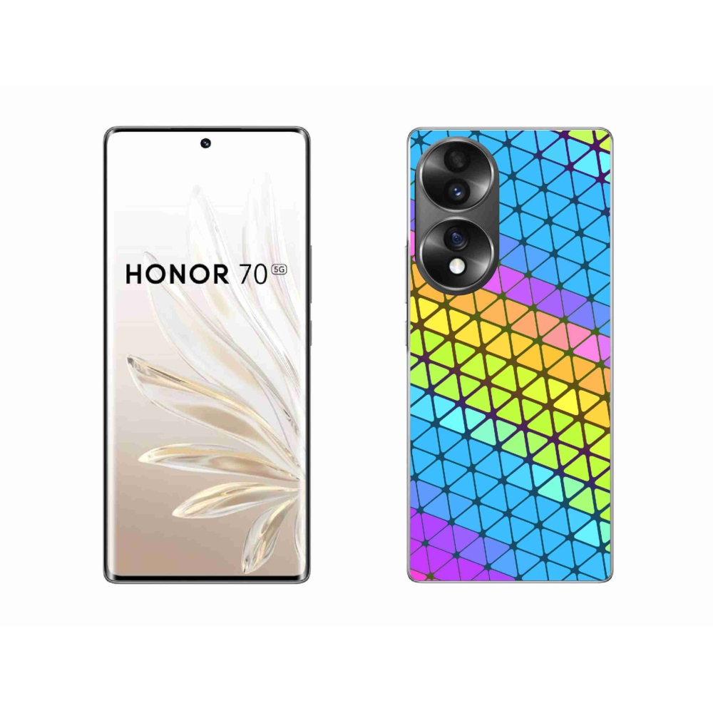 Gélový kryt mmCase na Honor 70 - abstraktný motív 16