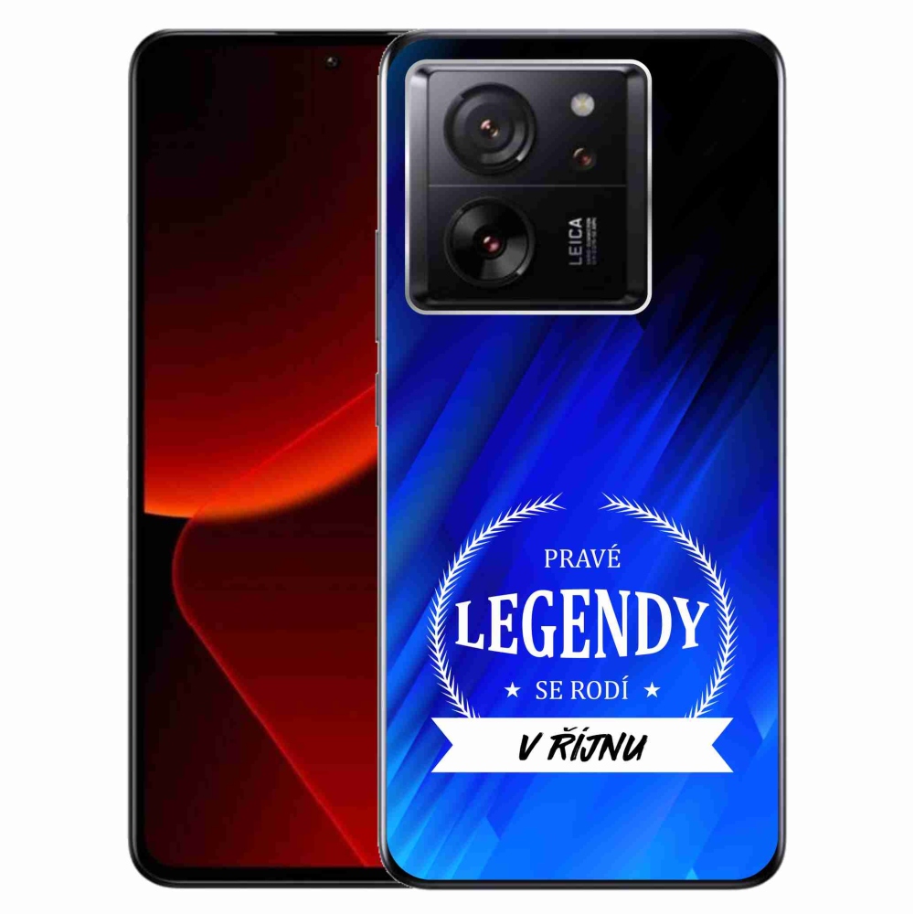 Gélový kryt mmCase na Xiaomi 13T/13T Pro - legendy v októbri modré pozadí